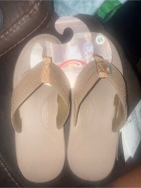 Rainbow kids Classic Brown Flip Flops